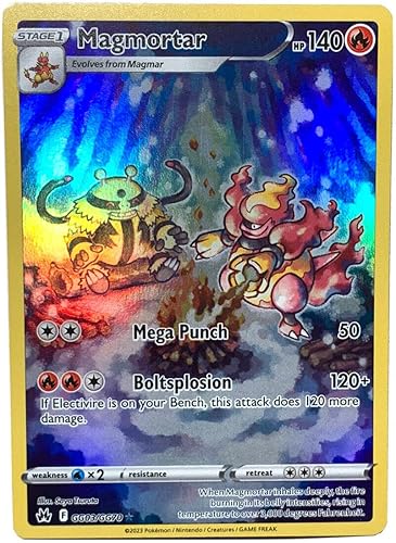 Pokemon - Magmortar GG03GG70 - Crown Zenith - Galarian Gallery - Holo Rare Card