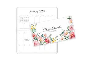 Pocket Calendar 2025-2026, 2024-2026 Pocket Planner