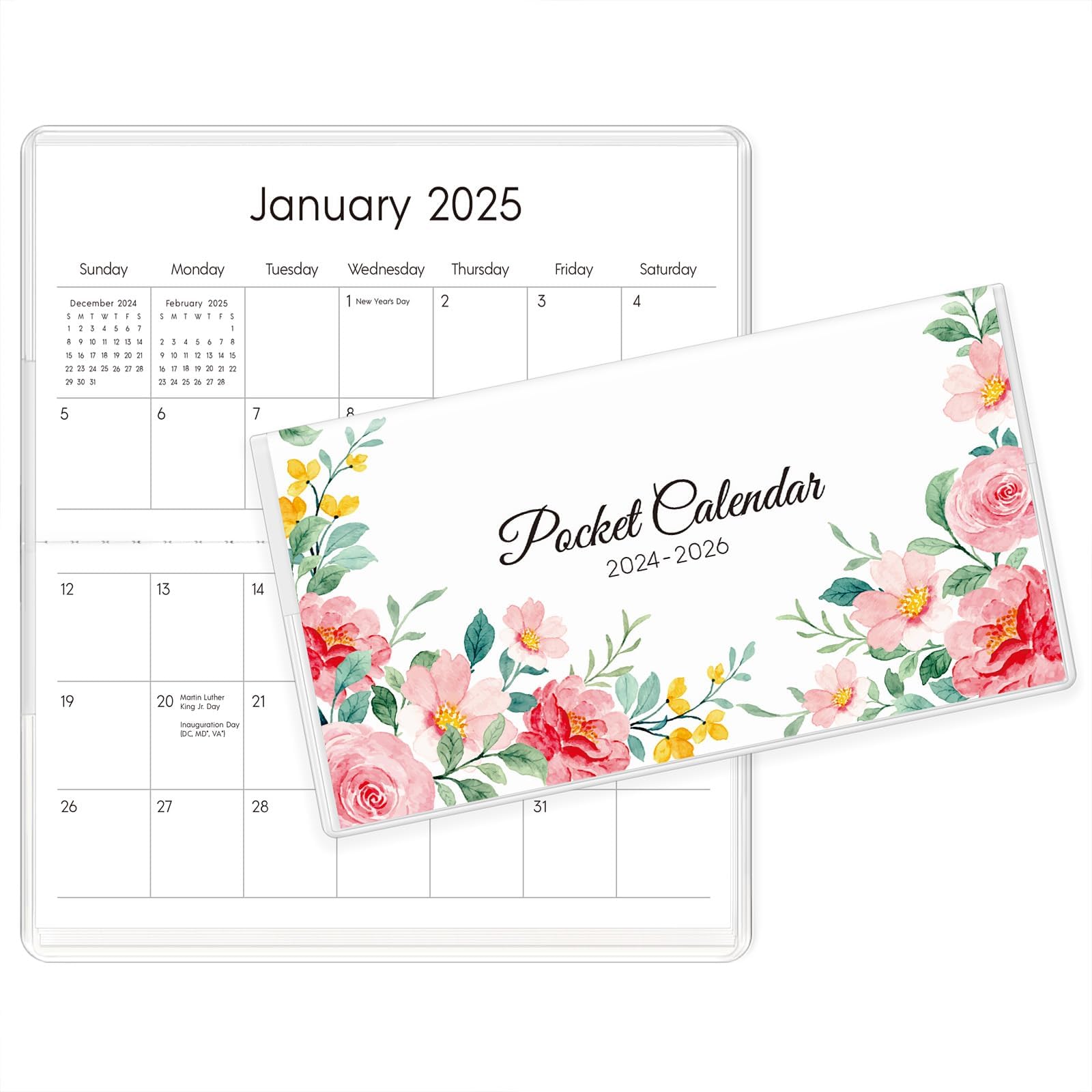 Pocket Calendar 20252026 for Purse, 20252026 Pocket