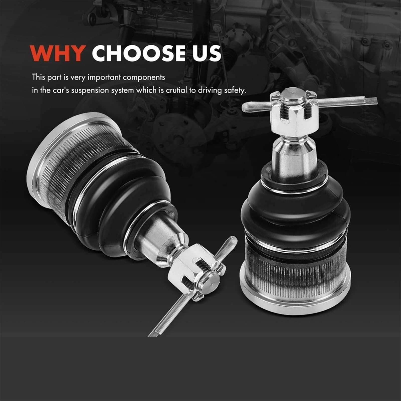 Ściągacz przegubu kulowego Pasuje do Acura TL TSX 2004-2008 Honda Accord 2003 2004-2007 51220SDAA02 2 szt. Przedni dolny przegub kulowy