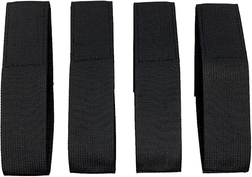 Soft Top Straps,Back Window Straps for Jeep Wrangler JK,Soft Top Tie Down Straps for Jeep,Heavy Duty Rear Window Straps,Black,(Pack of 4)