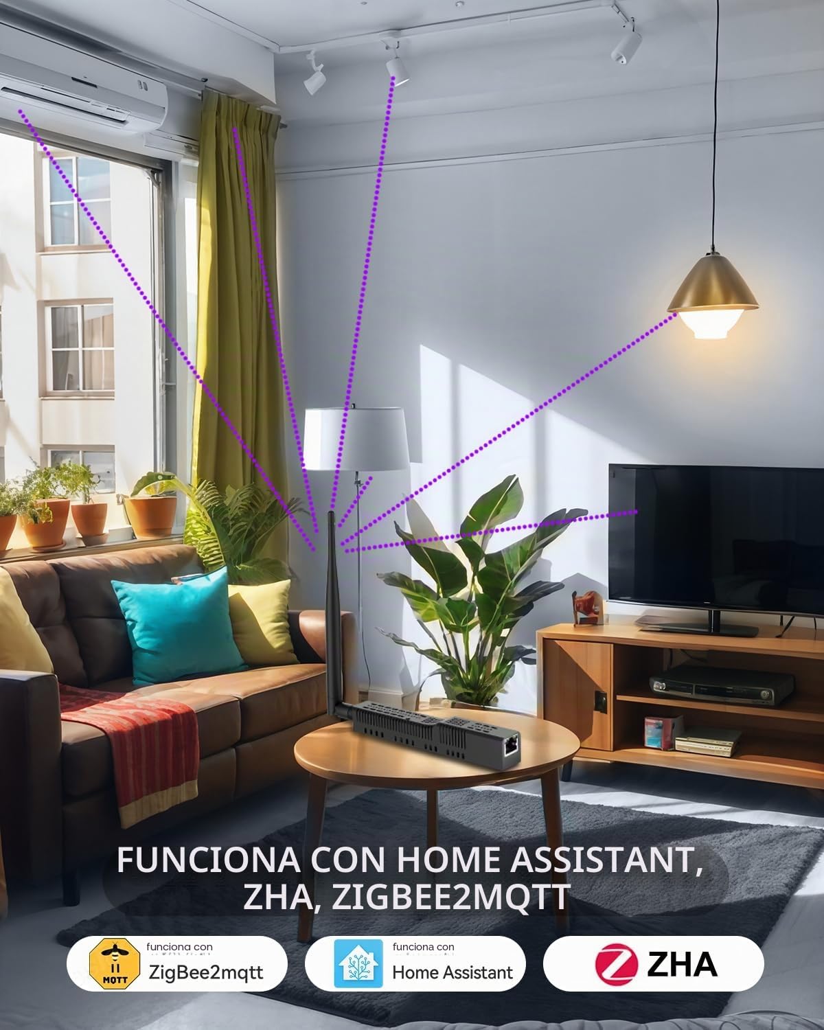 SLZB-06 No PoE - Zigbee 3.0 a Ethernet, USB y coordinador de Puerta de Enlace WiFi con PoE, Puerta de Enlace USB Zigbee Universal para Asistente doméstico/Zigbee2MQTT/ZHA, Adaptador USB
