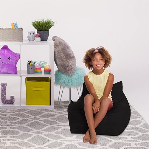 Miniatura 522 de Posh Creations Puf estructurado cómodo para jugar, leer y ver la televisión, Malibu Lounge, tela de lona para colorear, criaturas Criaturas de tela