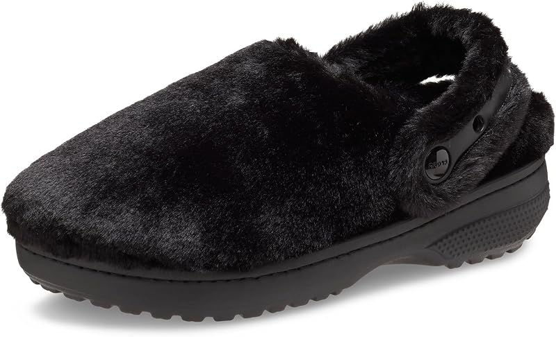 Crocs Unisex-Adult Classic Unfurgettable Lined Clogs, Fuzzy Slippers