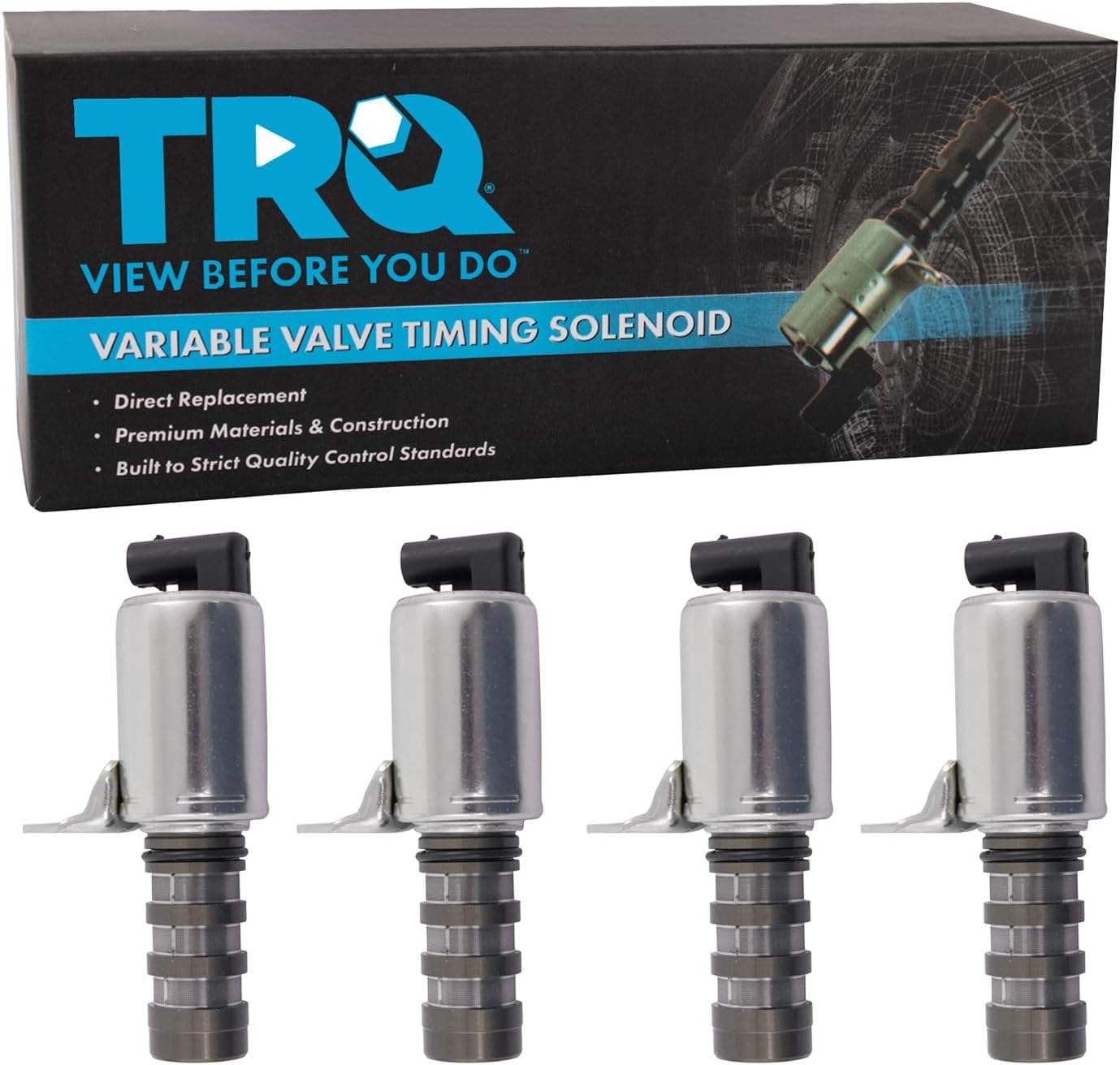 TRQ Variable Valve Timing Solenoid Set Compatible with 2015-2016 Ford Edge F-150 2016 Lincoln MKX