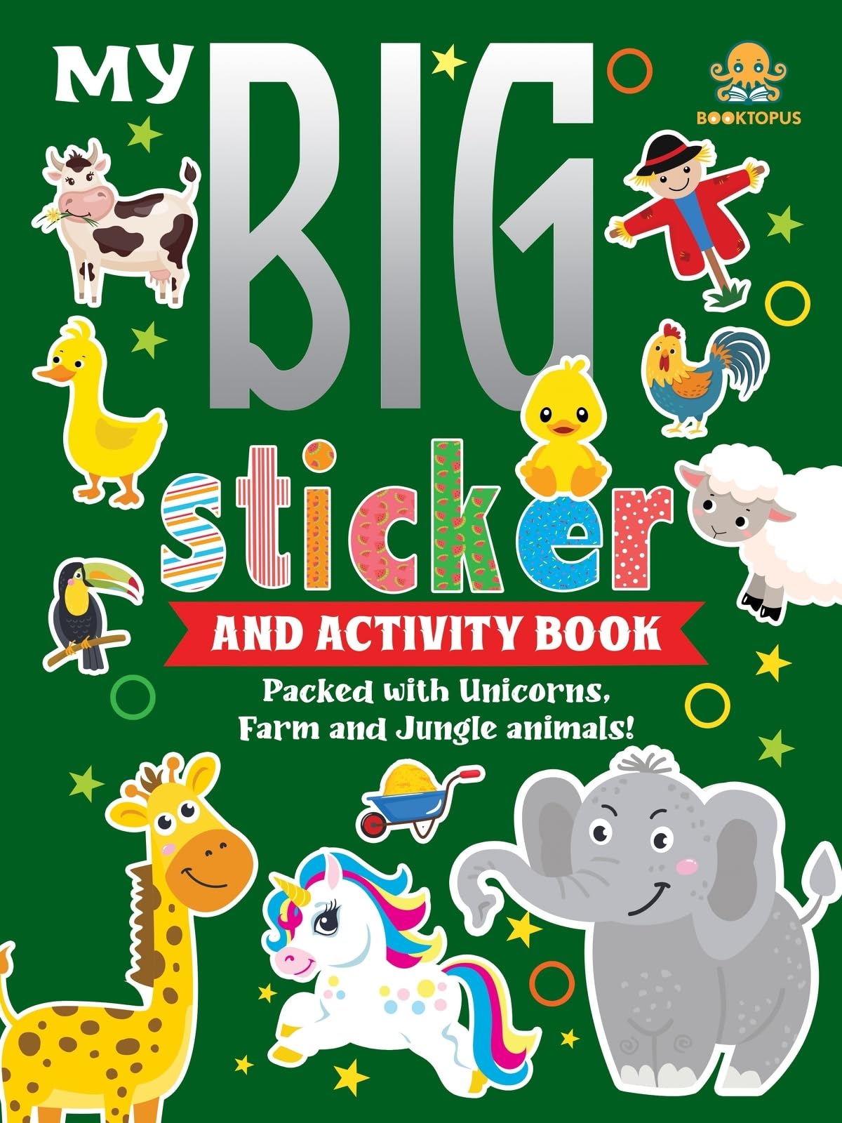 My Big Sticker and Activity: Packed with Unicorns: Packed with Unicorns, Farm and Jungle Animals! (Big Sticker and Activity Book)
