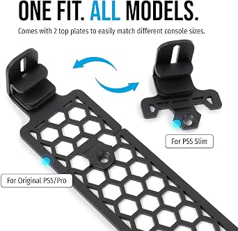 Glistco Steel - Wall Mount Compatible with Original PS5/Slim/Pro (Disc & Digital)