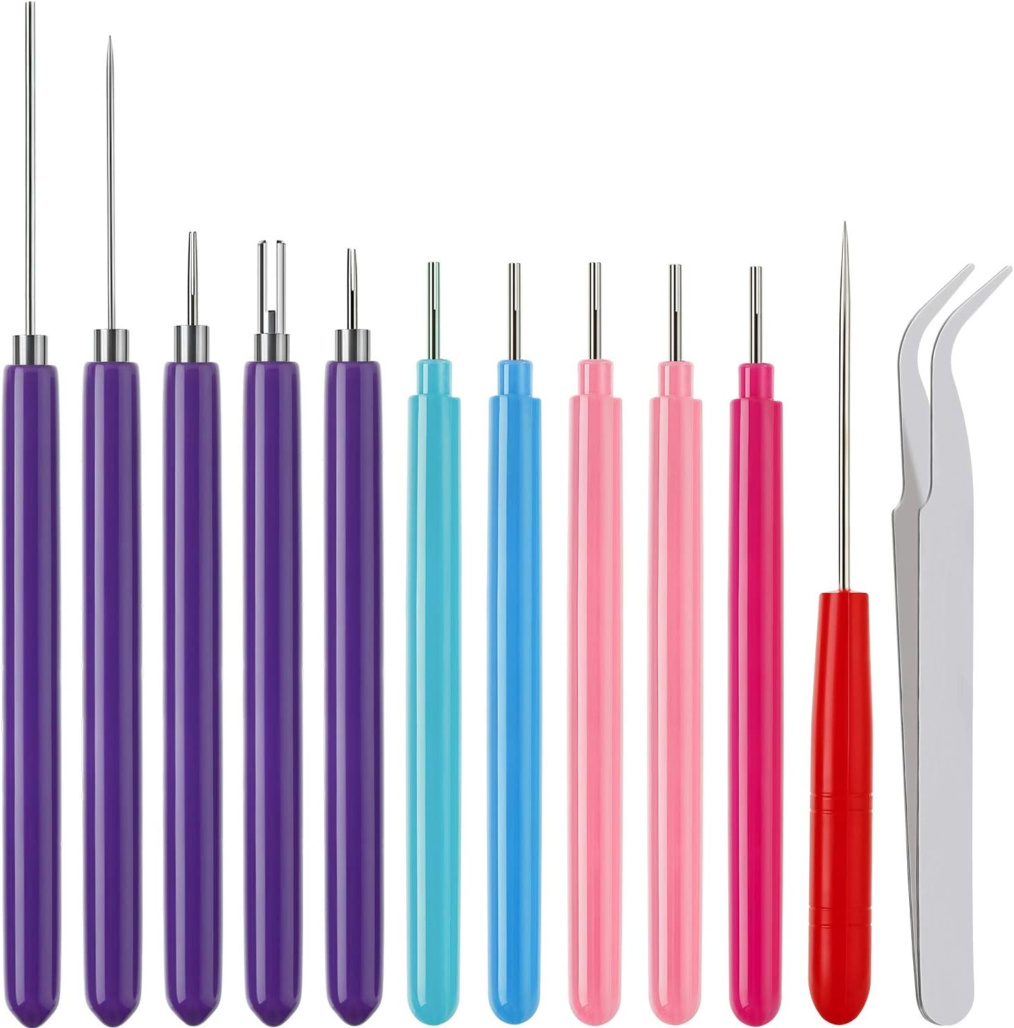 12 Pieces Paper Quilling Tools Paper Quilling Kits MultiFunctional