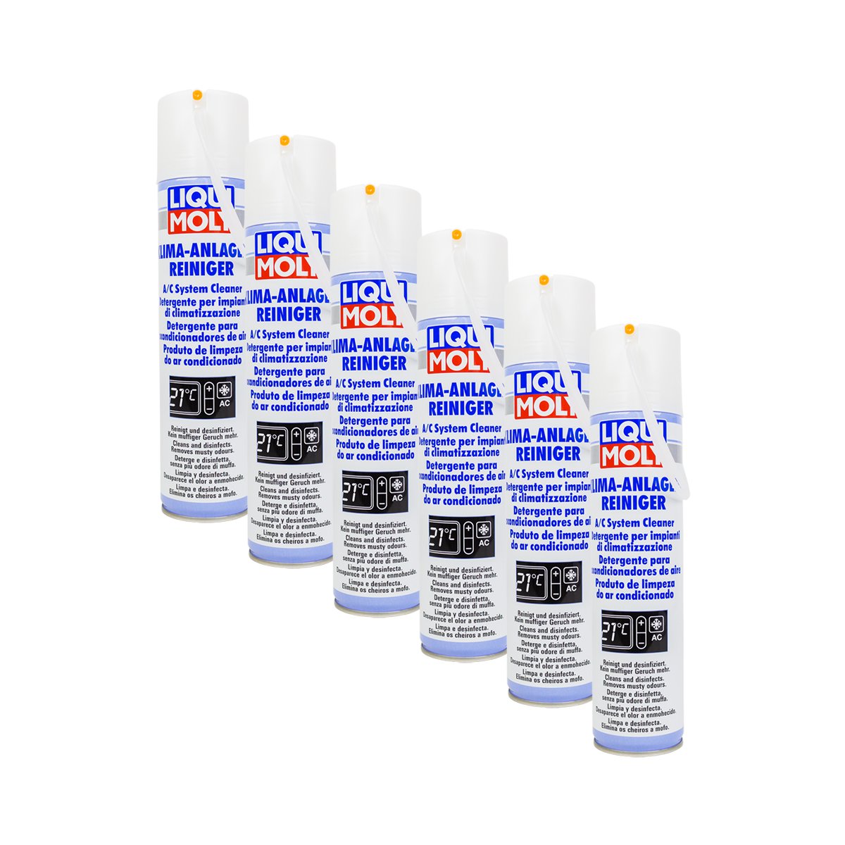 6x LIQUI MOLY 4087 Klima-Anlagen-Reiniger 250ml