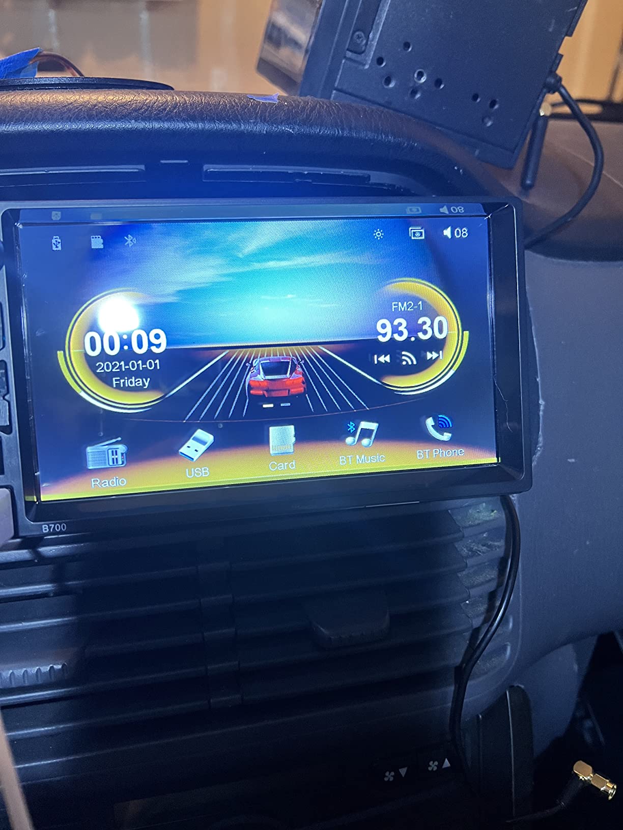 26/mo Finance Double Din Car Stereo Compatible with Voice Control