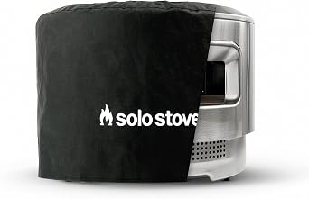 Solo Stove Pi Shelter | Protective Cover for Pi Pizza Oven, Water Resistant, Premium Acrylic/ PVC-lined, Pi Collection, Black