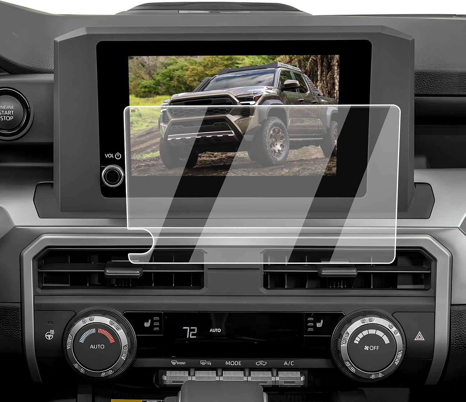 Screen Protector For 2024-2026 Toyota Tacoma/2025-2026 4Runner - 8-Inch Navigation Tempered Glass Film For 2024-2026 Tacoma(SR/SR5/TRD PreRunner/TRD Sport/TRD Off-Road) & 2025-2026 4Runner Accessories