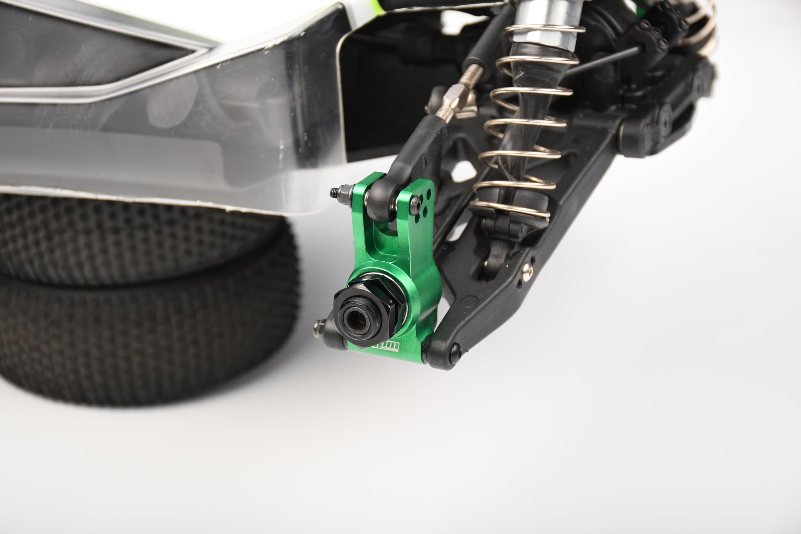 Aluminum 7075 Alloy Rear Hubs (Larger Inner Bearings) for LOSI 1:6 8IGHT-X Super Lasernut Buggy-LOS04019 / 1:8 8IGHT-XE 4WD Buggy-LOS04018 / 1:8 8IGHT-XTE 4WD Truggy-LOS04020 Upgrades - Red