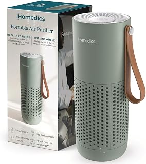 Homedics Personal Air Purifier with HEPA-Type Filter & Activated Carbon