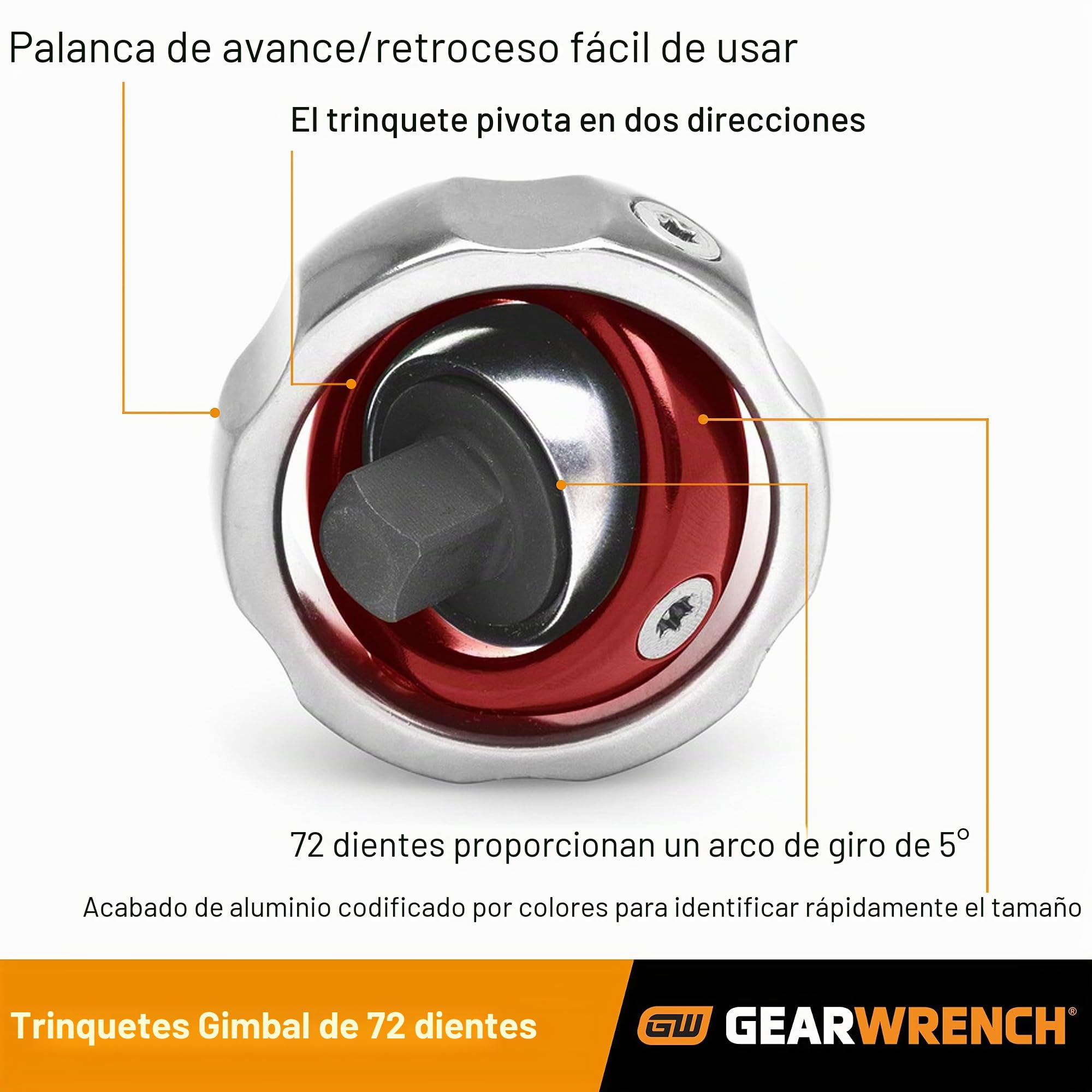 GearWrench 81027 1/4" Drive Gimbal Ratchet