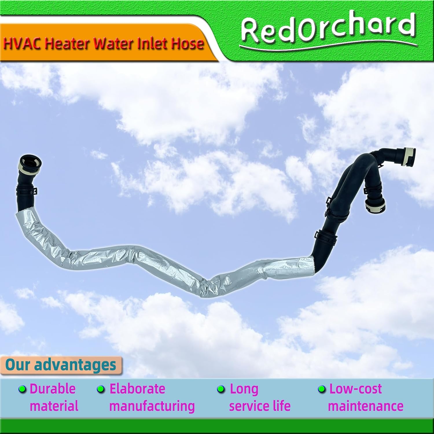 JL1Z-18472-B HVAC Heater Water Inlet Hose Fit for Ford Expedition 2018 2019 2020 2021 & for Lincoln Navigator 2018 2019 2020 2021 2022 3.5L V6 Replace JL1Z18472B