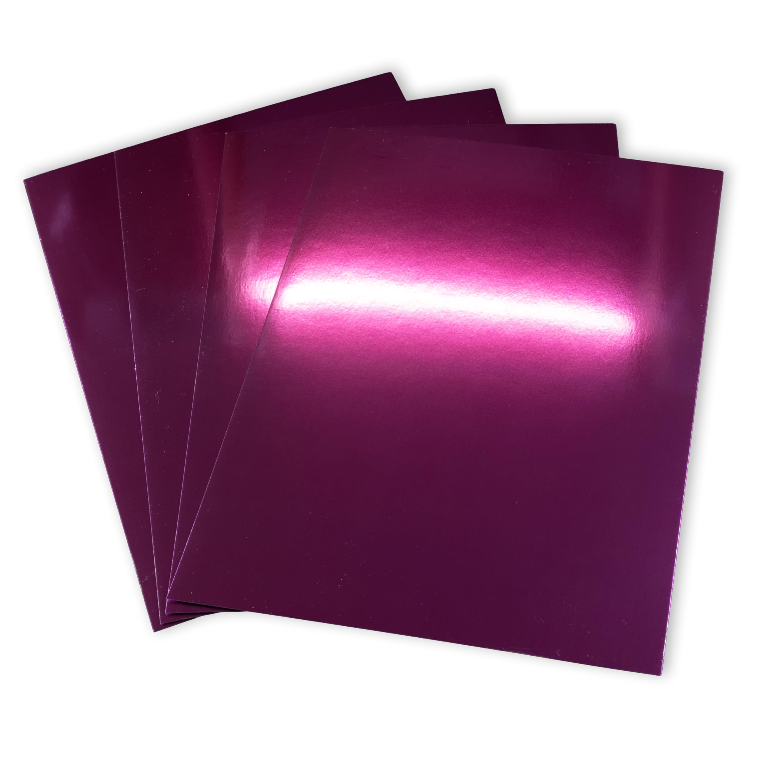 JamJar Print Purple Mirror Card A4 280gsm, 20 Sheets, Metallic Reflective, Cricut & Silhouette Compatible, Made in UK