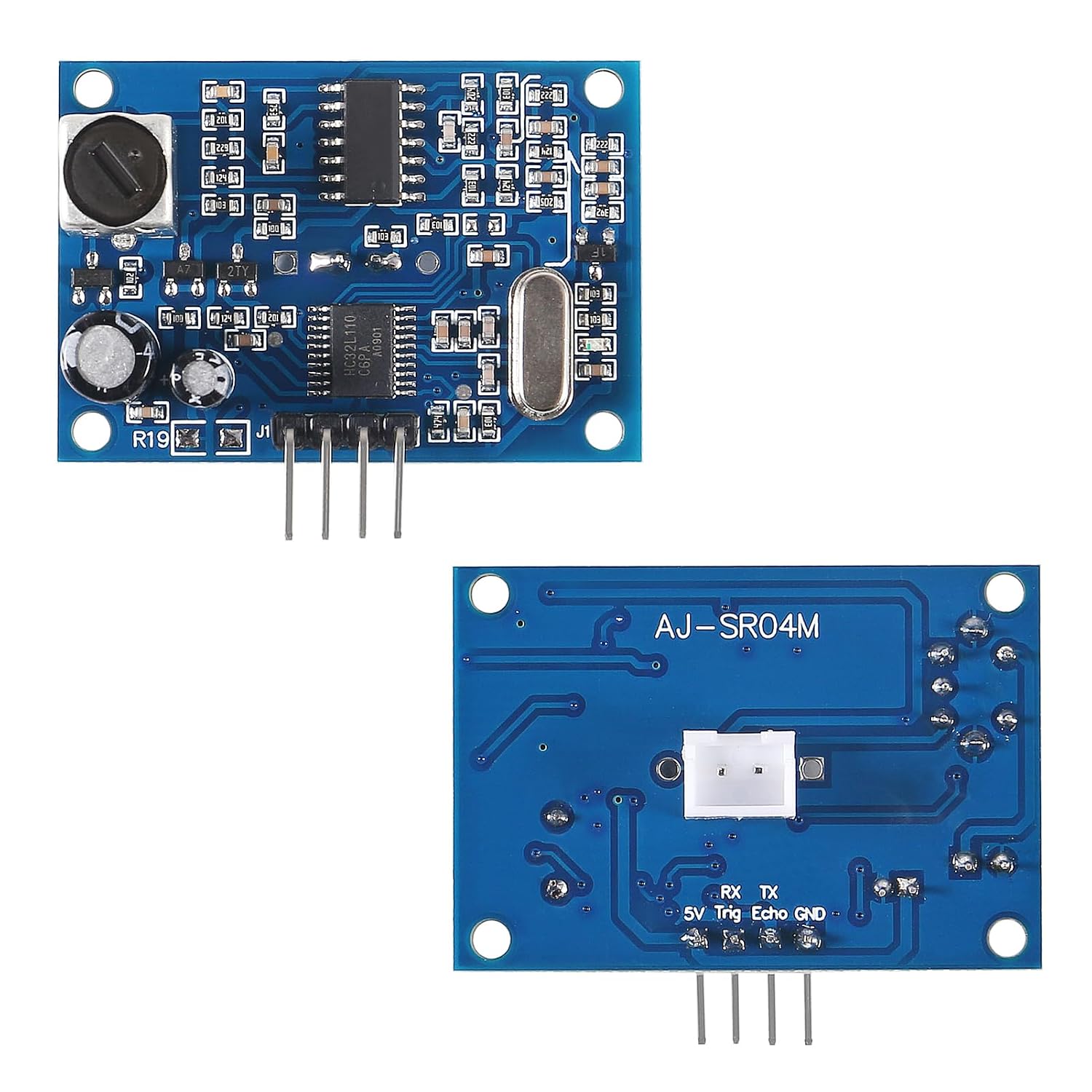 5Pcs JSN-SR04T Integrated Distance Measuring Sensor Transducer Module Ultrasonic Distance Measure with Waterproof Sensor Module JSN-SR04T-V3.0