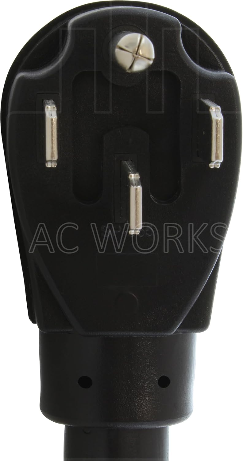 AC WORKS 6-50 Welder Adapter (14-50 50A 4-Prong Straight Blade to 6-50)