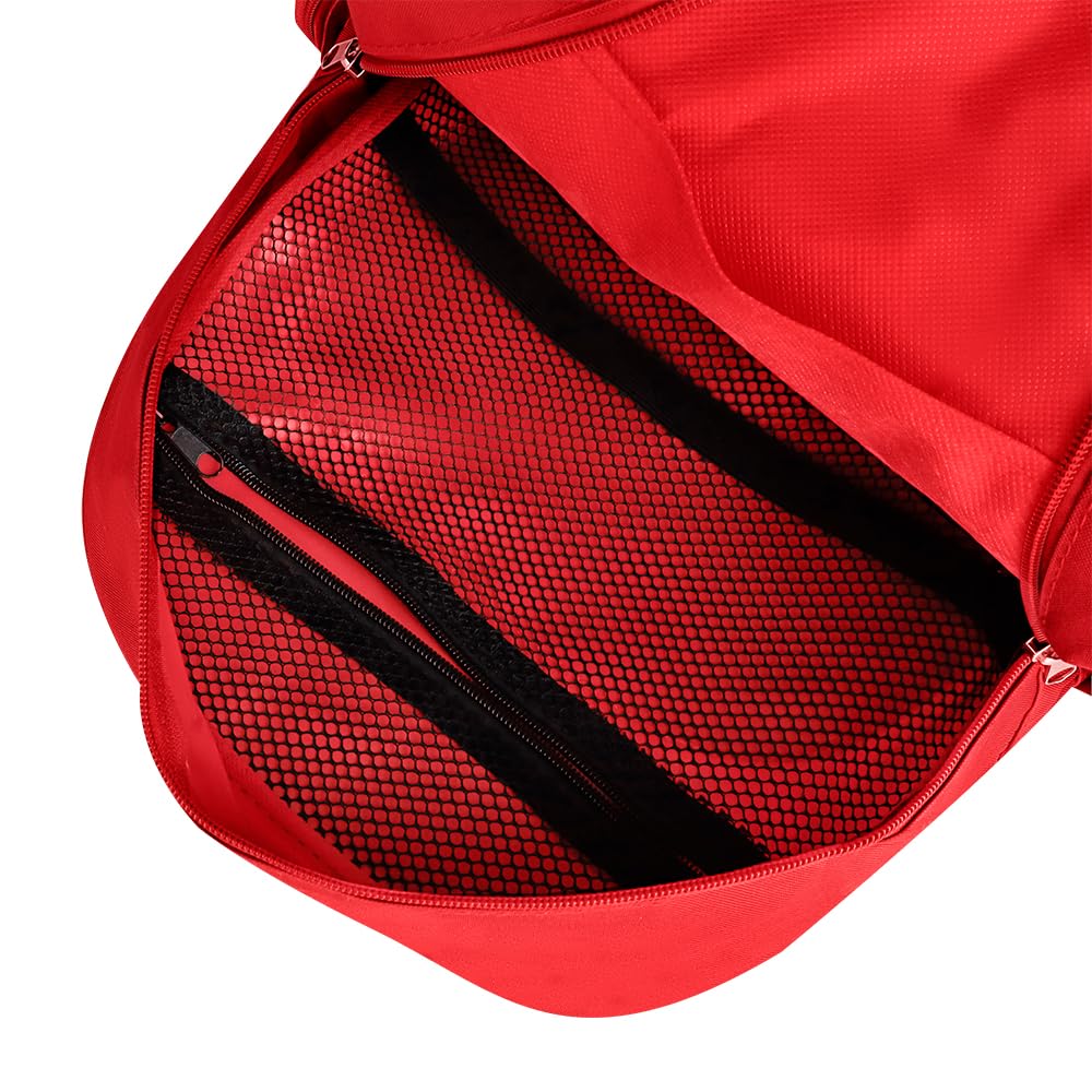 Mochila de emergencia roja bolsa de primeros auxilios vacía médica primeros auxilios mochila tratamiento primeros auxilios bolsa de trauma para senderismo camping cuidado de día vacaciones al aire