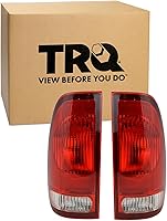 TRQ Driver & Passenger Tail Light Assembly Set for 1997-2003 Ford F-150, 2004 Heritage, 1999-2007 F-250/F-350 Super Duty - Direct Fit FO2801117