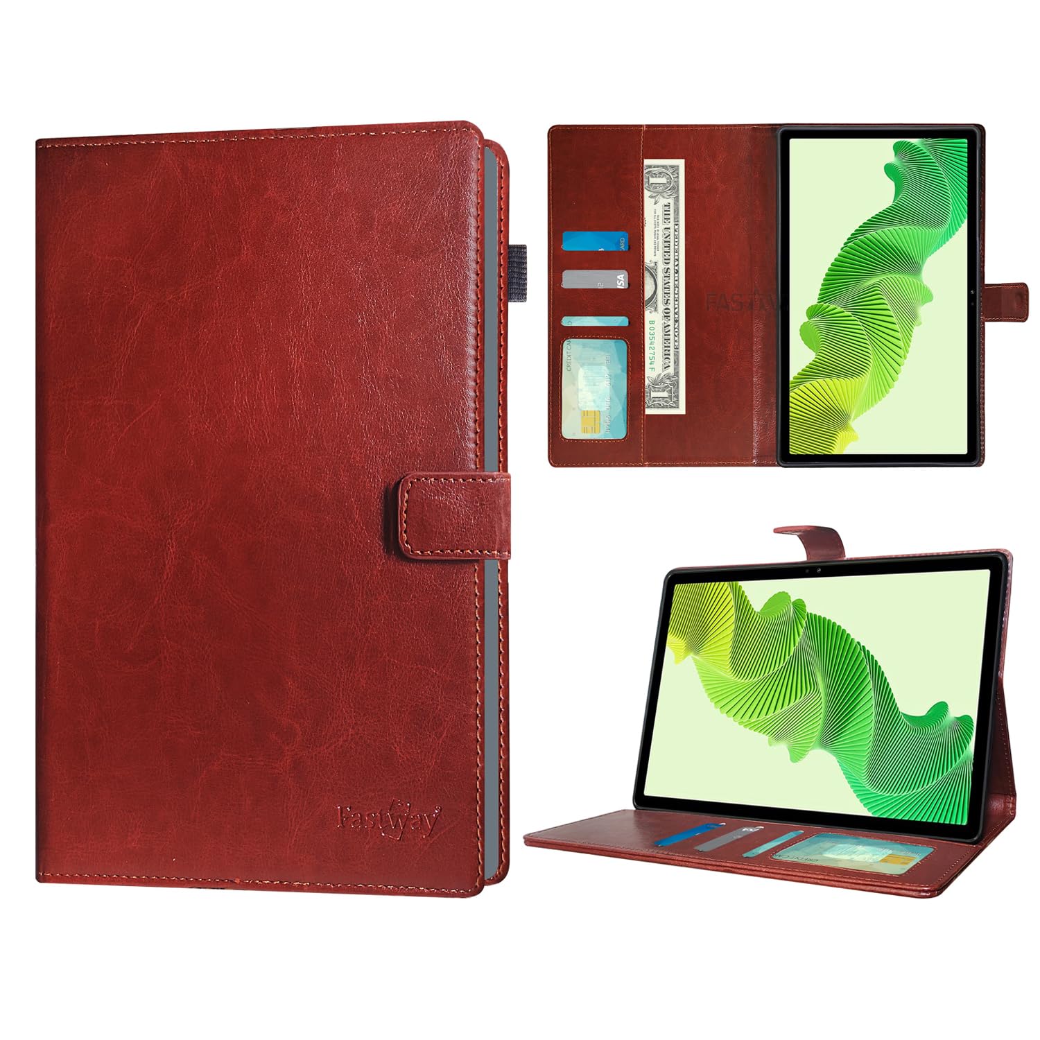 Fastway Multi Protective Leather Flip Stand Case Cover for realme Pad 2 11.5 inch Tablet (Brown) (B0CGDCP5XL) Amazon Price History, Amazon Price Tracker
