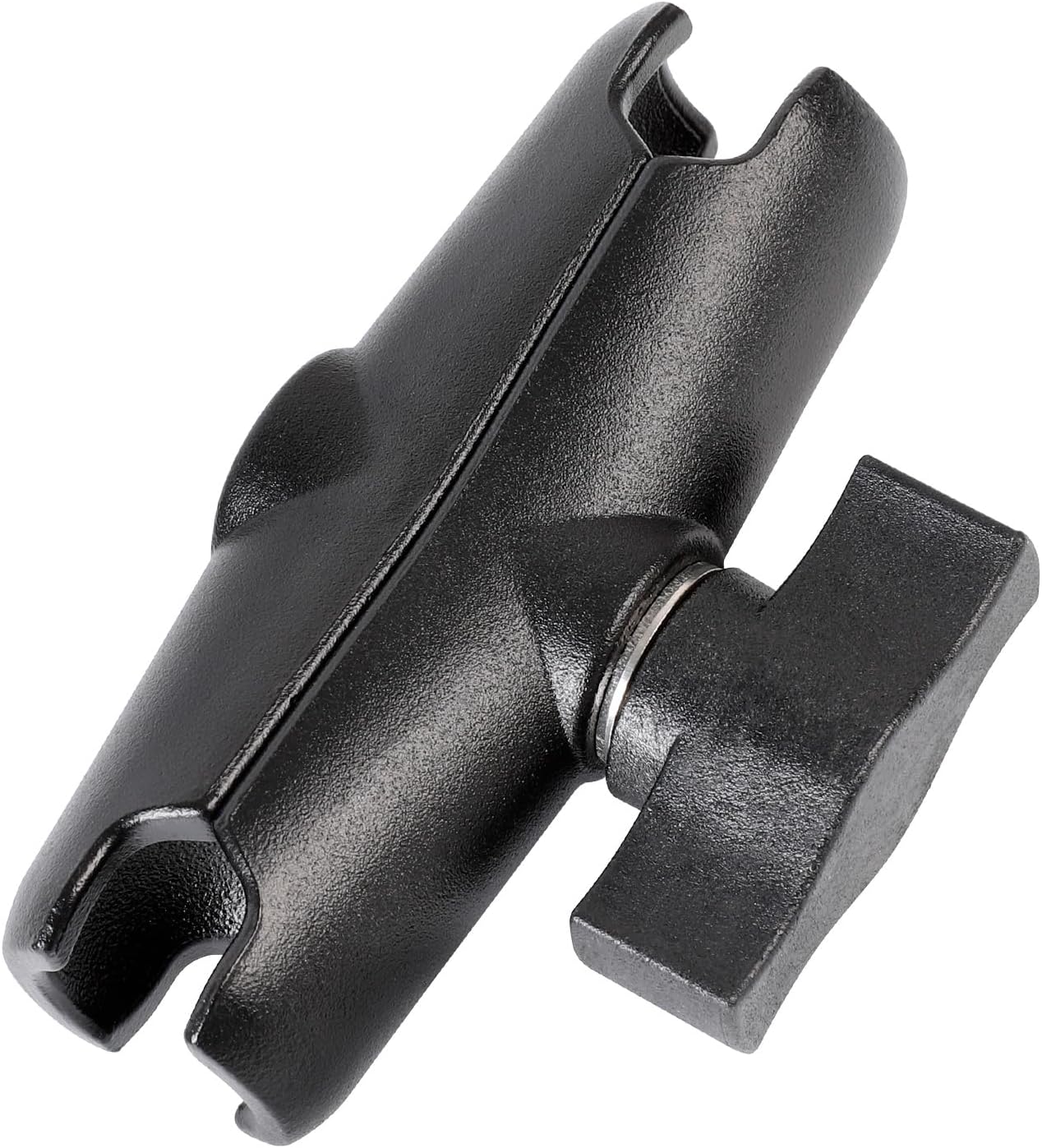 Aluminum Alloy Double Socket Arm Compatible with RAM Mounts B Size 1" Ball Components, Fits Industry All Standard 1" Ball Adapters (3.54" Middle Arm)