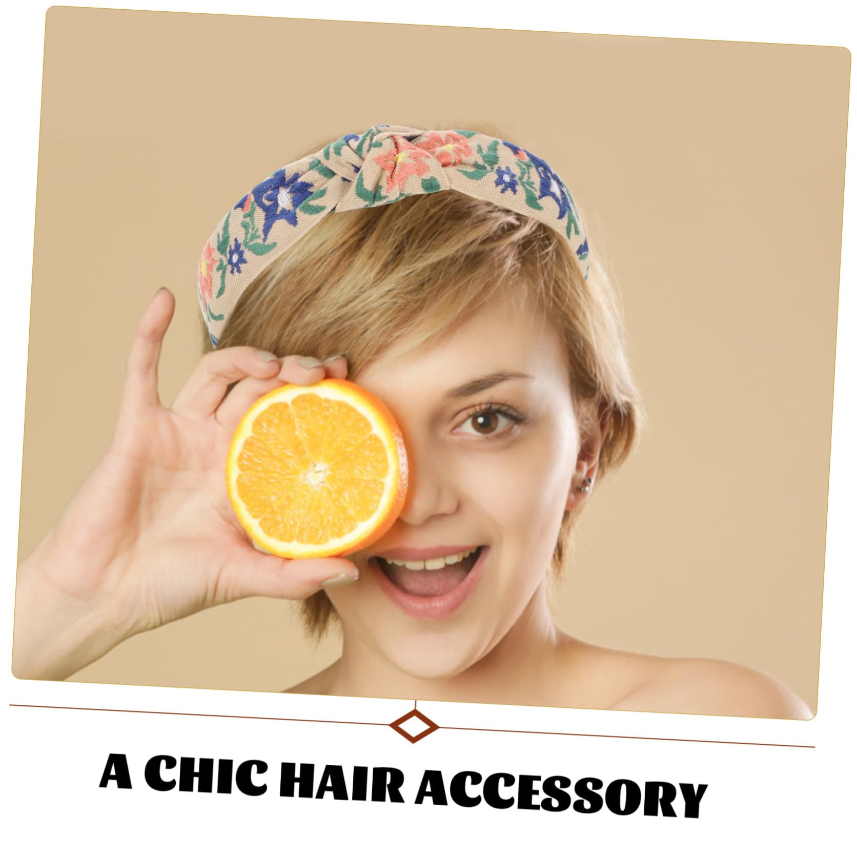 4 Pezzi Fasce per Stile Cerchietti Larghe con Ricami Boho Diverse Colorazioni per Donne e Ragazze per Cerimonie e