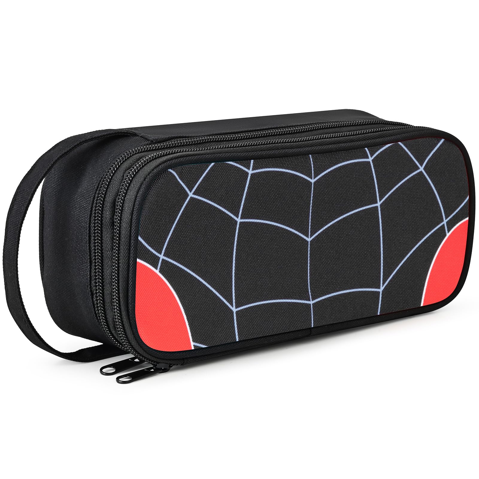 Beaulyn Large Pencil Case for Boys Kids,Spider Pencil Cases for Boys with Zipper Compartments,Big Capacity Pen Case Stationery Bag for School Office