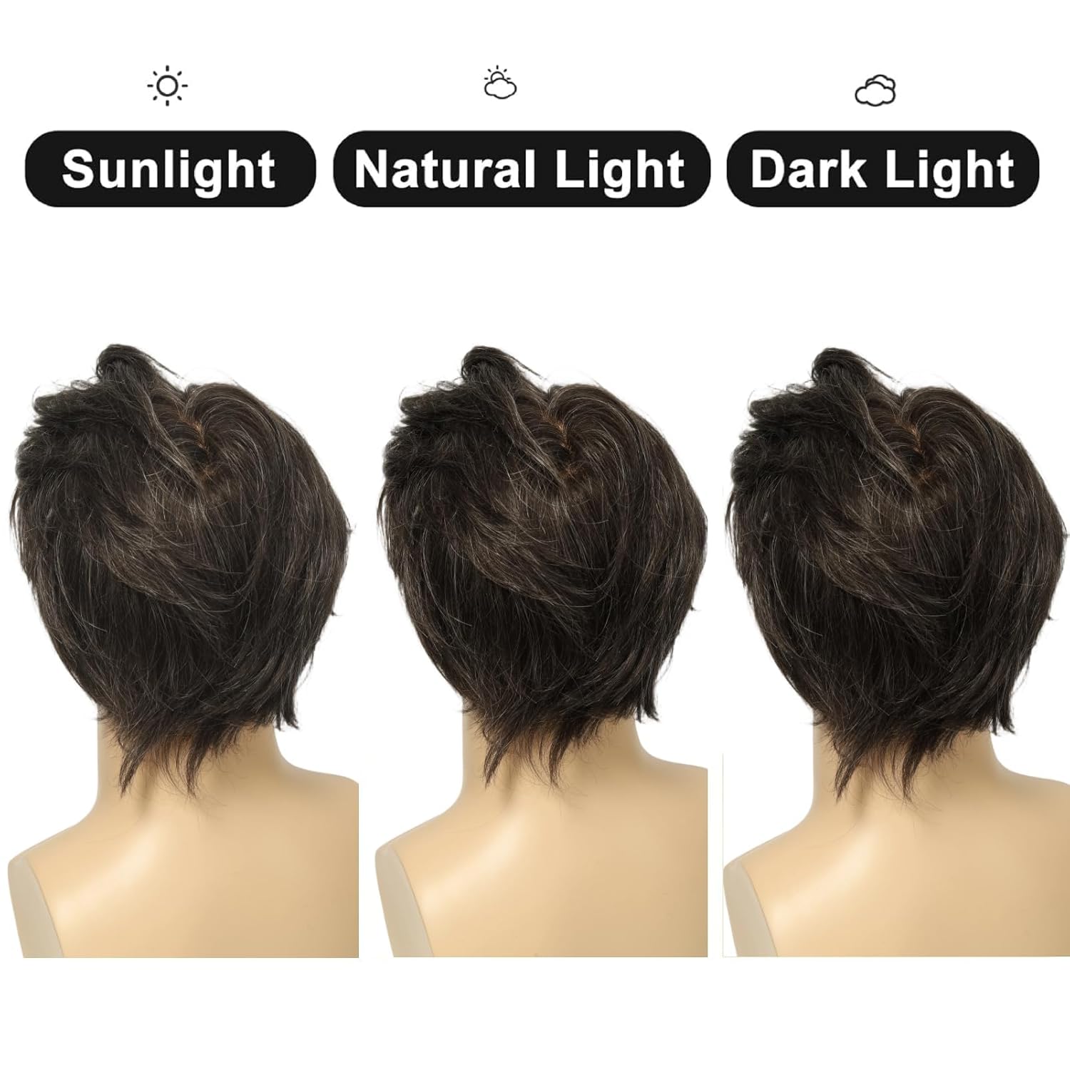 Mens Swiss Lace Toupee, #1B30 Natural Black with 30% Gray Hair 8x10 Inch Size Single-Knotted Invisible Hairline Remy Human Hair Piece