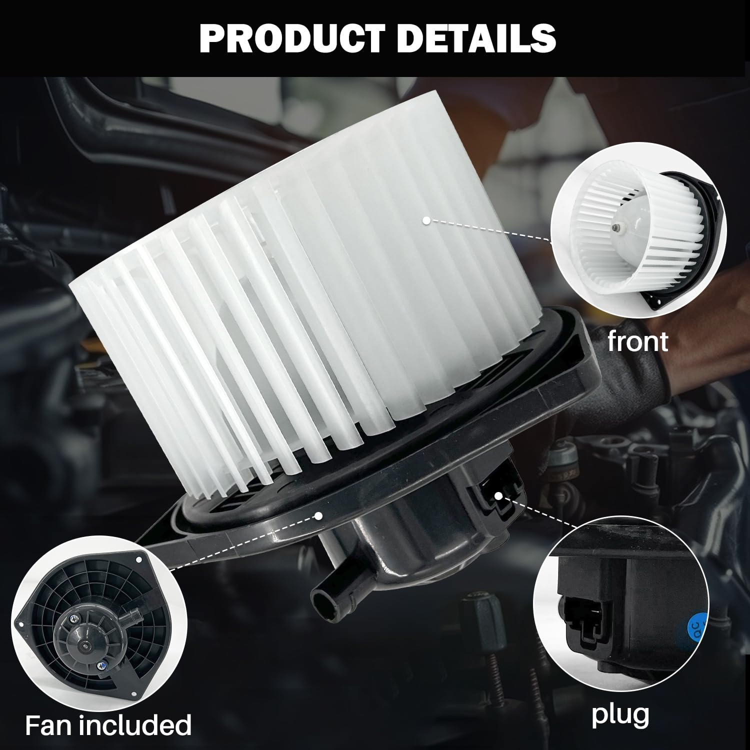 700239 - Ventola di riscaldamento AC per Mitsubishi Lancer 2008-2017, Outlander 2008-2016, Outlander Sport 2011-2017