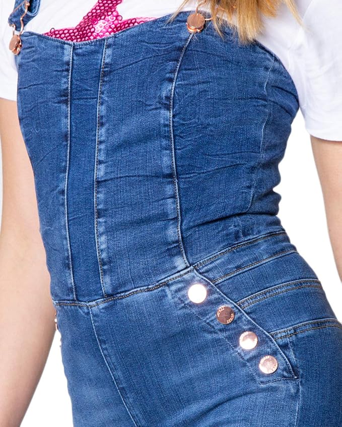 Guess Tuta Intera Donna Rosemary Jumpsuit Super Skinny w02k06d32j7 w26 l27  Denim : Amazon.it: Abbigliamento