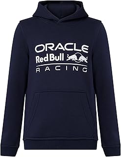 Red Bull Racing F1 Core Overhead Hoodie - Flame Scarlet/Grey/Night Sky