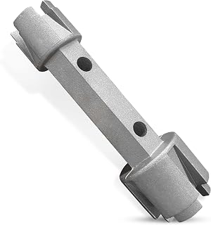 Hanpex Tub Drain Remover Wrench - Dual Ended for Bath & Shower Drains, Closet Spuds - Heavy Duty Aluminum