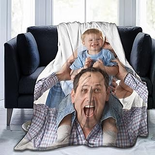 Custom Blanket with Photo Text Personalized Bedding Throw Blankets Custo...