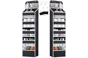 6-Shelf Over-the-Door Organizer: Ultimate Storage Solution for Bedroom Organization
