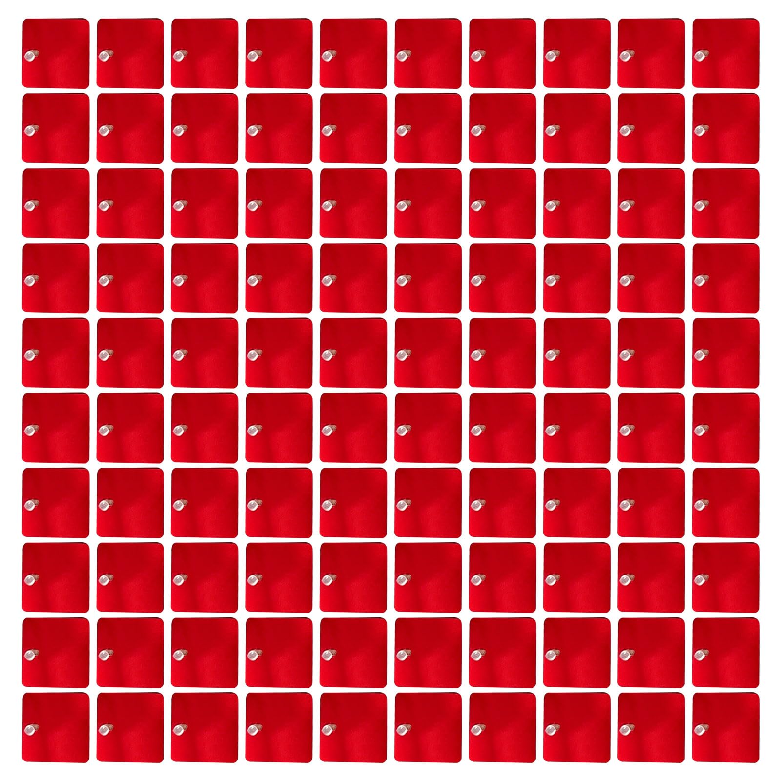 ZEPFJHE 12X 30x30cm Shining Wind Responsive Plates for Festive Wall Arrangement Sparkling Celebration Panels