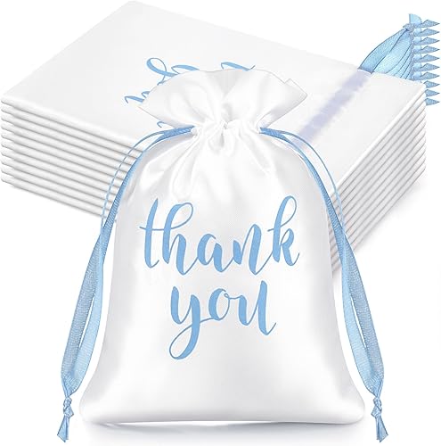 Vista 25 de Sieral 50 bolsas de regalo de satén con cordón para joyas, bolsas de dulces para San Valentín, Pascua, boda, baby shower, cumpleaños, vacaciones