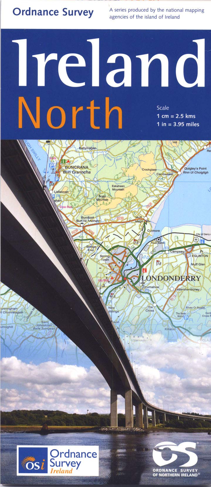 Ireland North Holiday Map | Ordnance Survey of Northern Ireland | OSNI Holiday Map | Northern Ireland | Touring | Driving | Maps | Adventure (Irish Maps, Atlases and Guides)