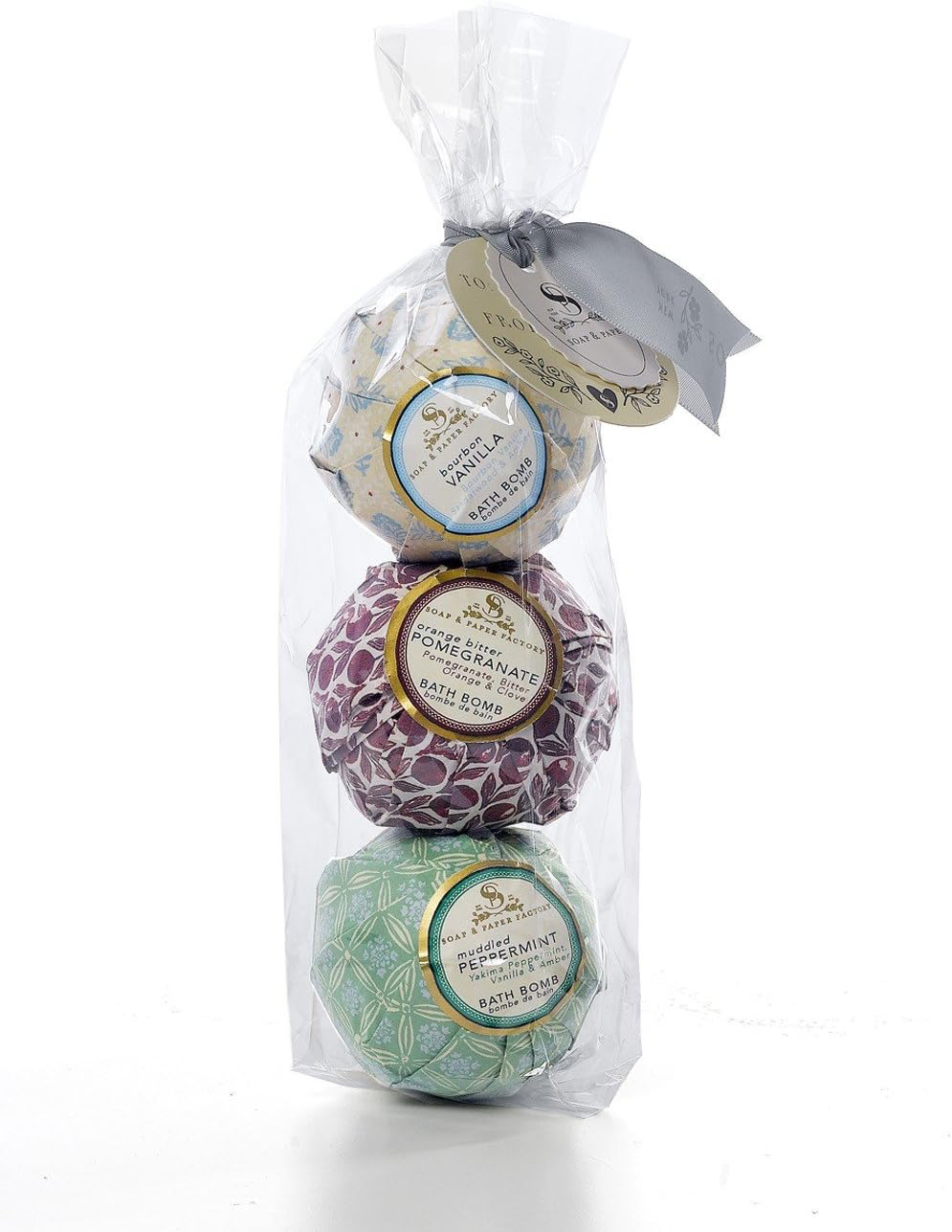 Soap & Paper Factory Block Party Three Bath Bomb Gift Set