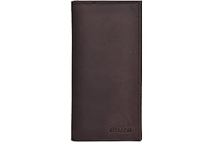 Slim and Stylish: ESTALON Checkbook Wallet for Maximum Convenience