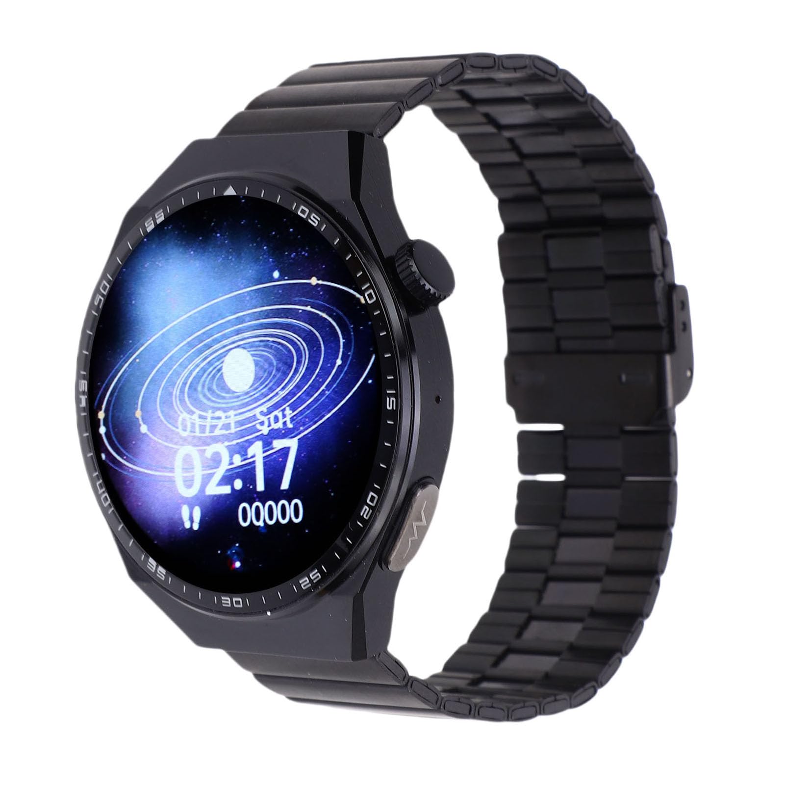Smartwatch z 1,55 -calowym LCD, Fitness Tracker z Wyświetlaczem 360x360 HD, Analiza Snu, Przypomnienia o Połączeniach, Powiadomienia o Wiadomościach, Zdalne Fotografie