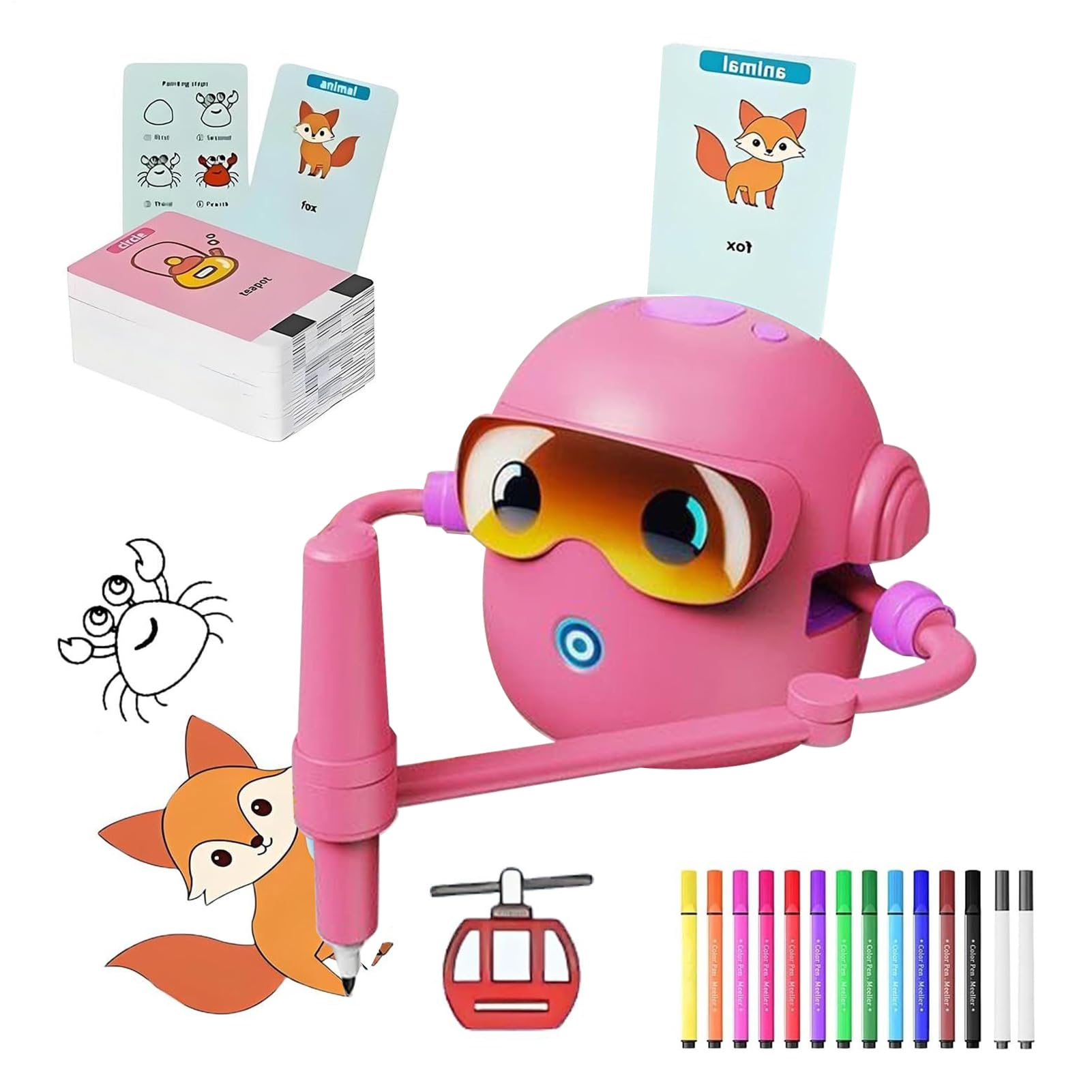Robot Inteligente de Dibujo Juguete Educativo de Pintura y Creatividad con | Máquina Robot de Arte y Pintura para Niños para Preescolares Estudiantes Familia y Amigos