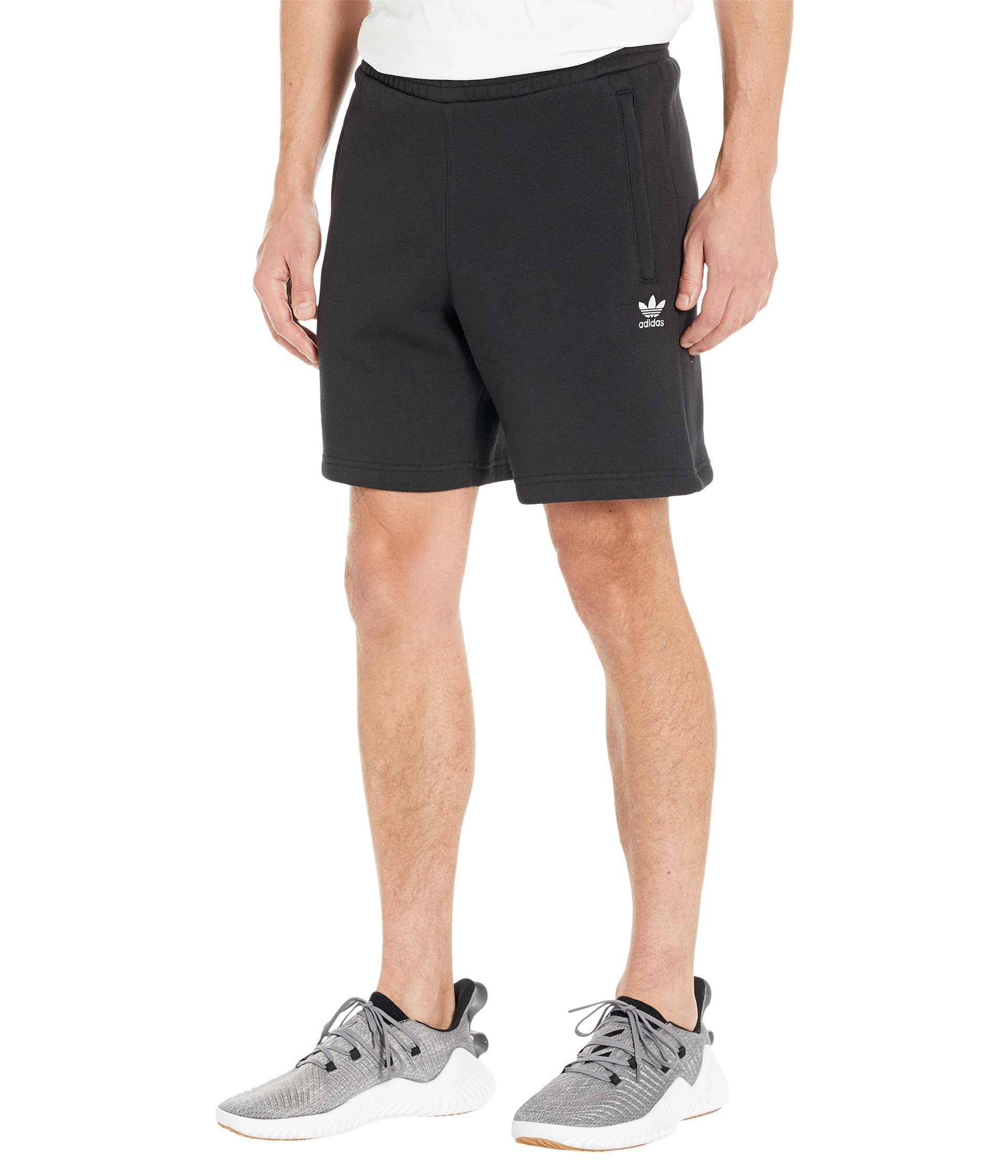 adidas Originals Men's Trefoil Essentials Shorts, Black, Medium