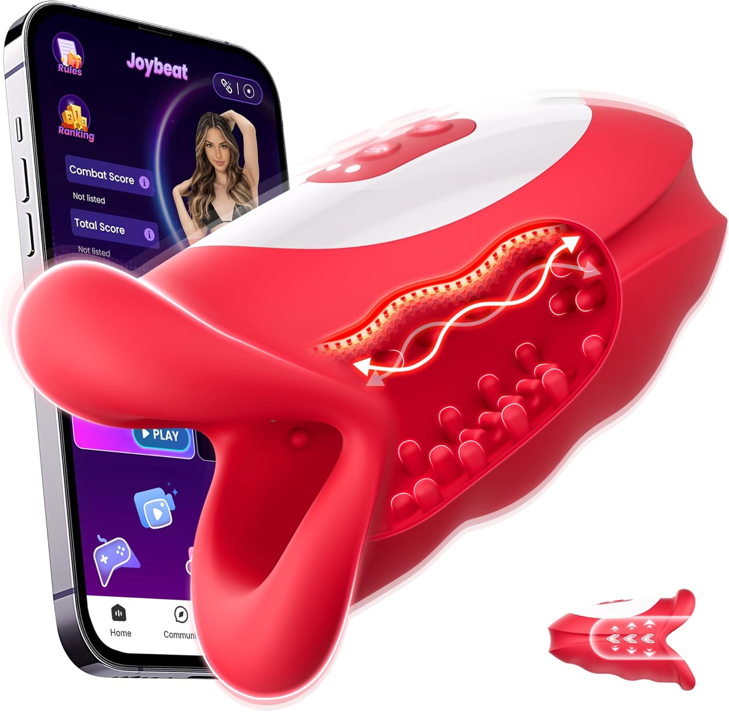 Waving Motion Male Sex Toy with 3 Motors