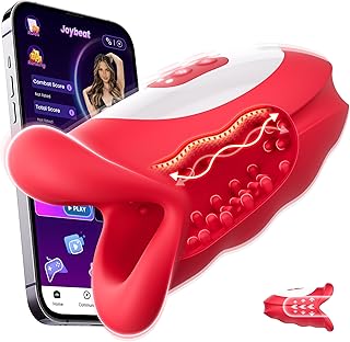 Male Sex Toys for Men – baiwatt Waving Motion Male Maturbator Hollow Out Design with AI Lover APP for 10 Waving & Vibrating in 3 Motors for 360° Blowjob Stroker Vibrator, Adult Sex Toy for Gay Men