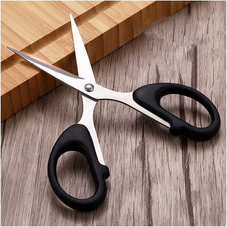 Craft Scissors Multi-Purpose Stainless Steel Scissors, Household, Office, Home, Study, Paper Cutting, Fabric Cutting, Flower Trimming, Soft Cord Cutting Scissors (Size : Medium)