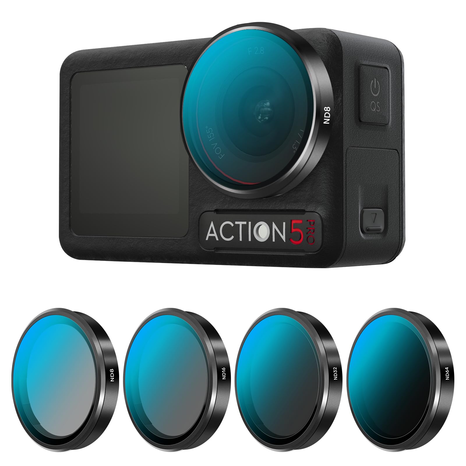 Amazon.com : REYGEAK ND Filter Set for DJI Osmo Action 5 Pro/4/3 Amazon.com : REYGEAK ND Filter Set for DJI Osmo Action 5 Pro/4/3