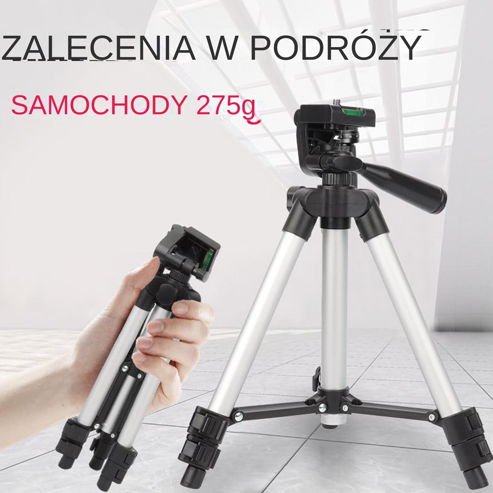 Poziomica Krzyżowa ze Statywem Samopoziomujące Narzędzie Do Wyrównania Ze | Zestaw Do Wyrównania Poziomu Do Montażu Podłóg Okien Ogrodu