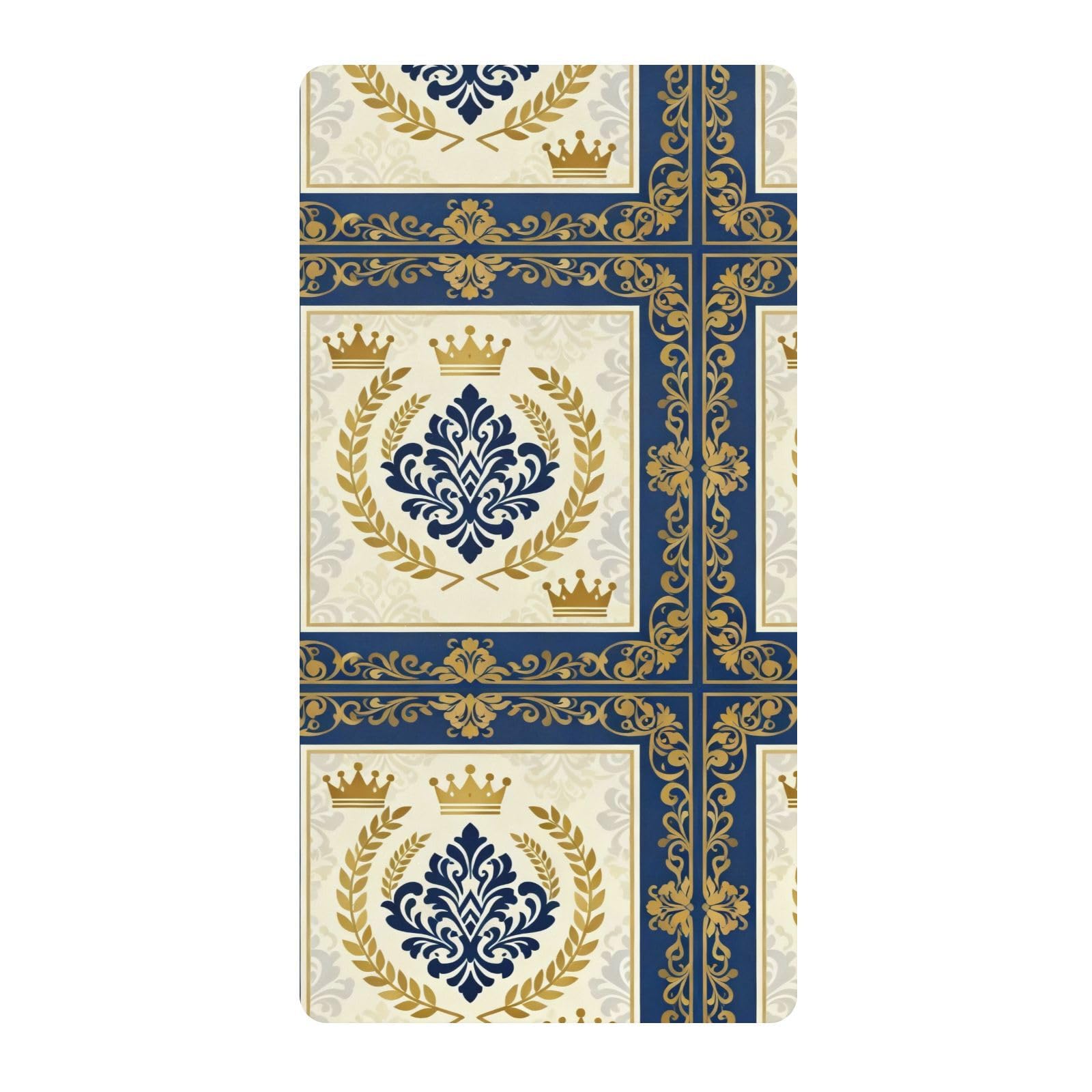 Parure de lit berceau en coton doux haut de gamme couronne